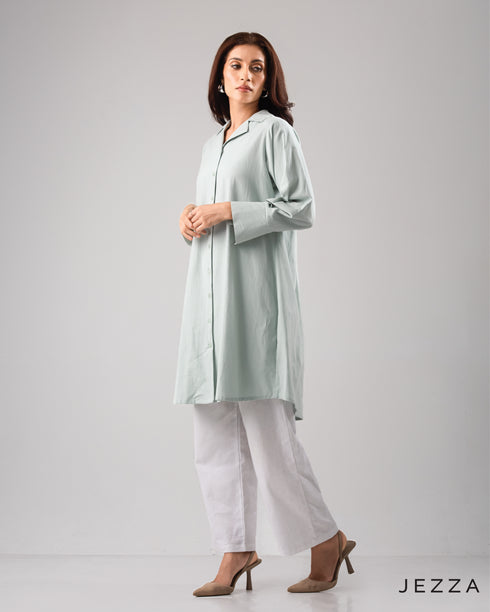 Above Knee Top With Pin tuck Details 58951